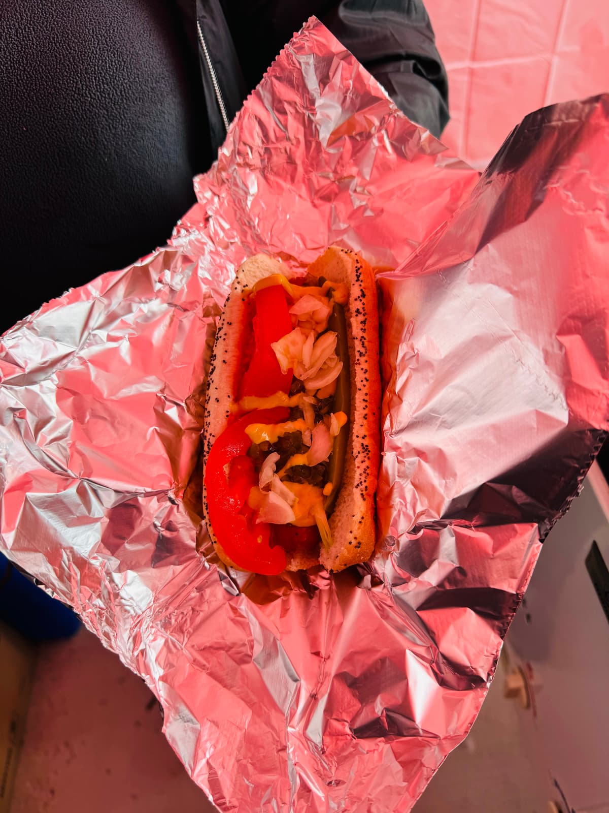Chicago style doggz loaded with toppings