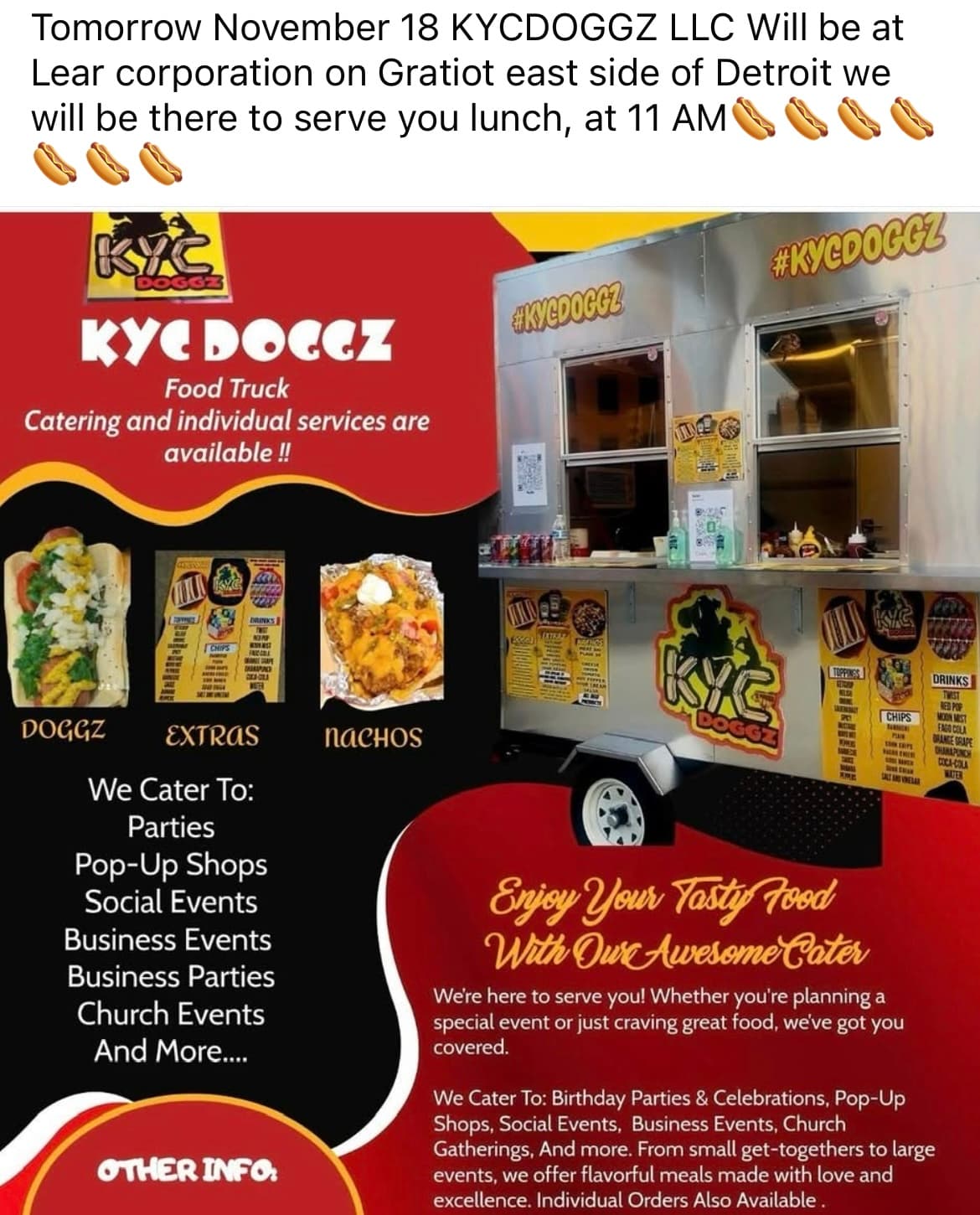 Doggz loaded with sauerkraut and toppings